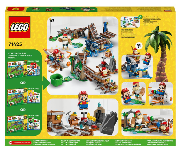 LEGO Super Mario 71425 Przejażdżka wagonikiem Diddy Konga - 1159385 - zdjęcie 7